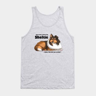 Lucky Sheltie Tank Top